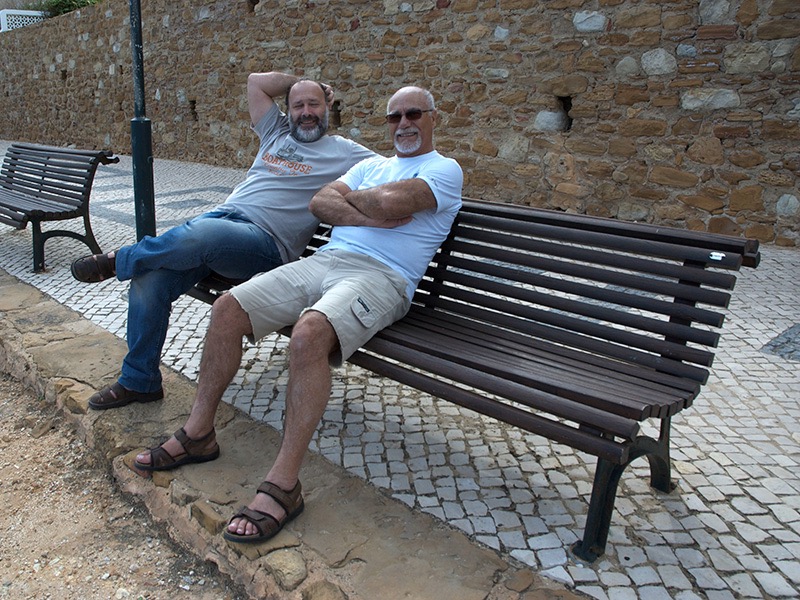 Anton e Borralho - Praia da Luz 2010