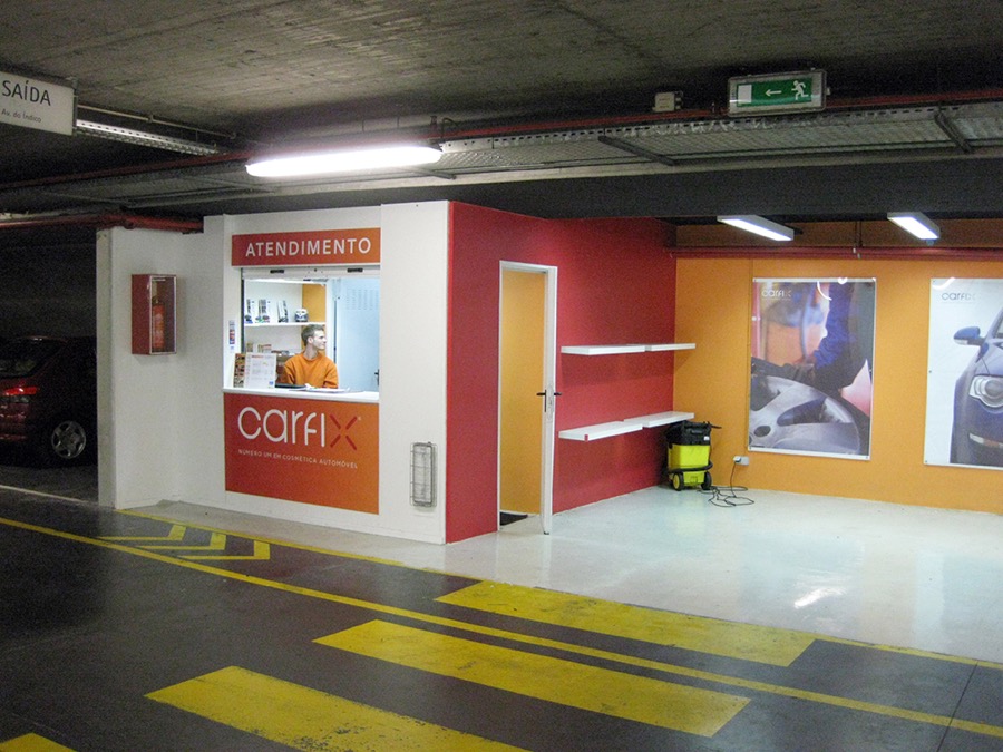 Decoração de Oficina Auto na Expo - Carfix
