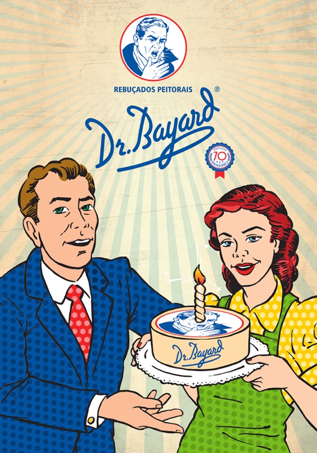 Ilustração Poster 70 Anos - Dr. Bayard