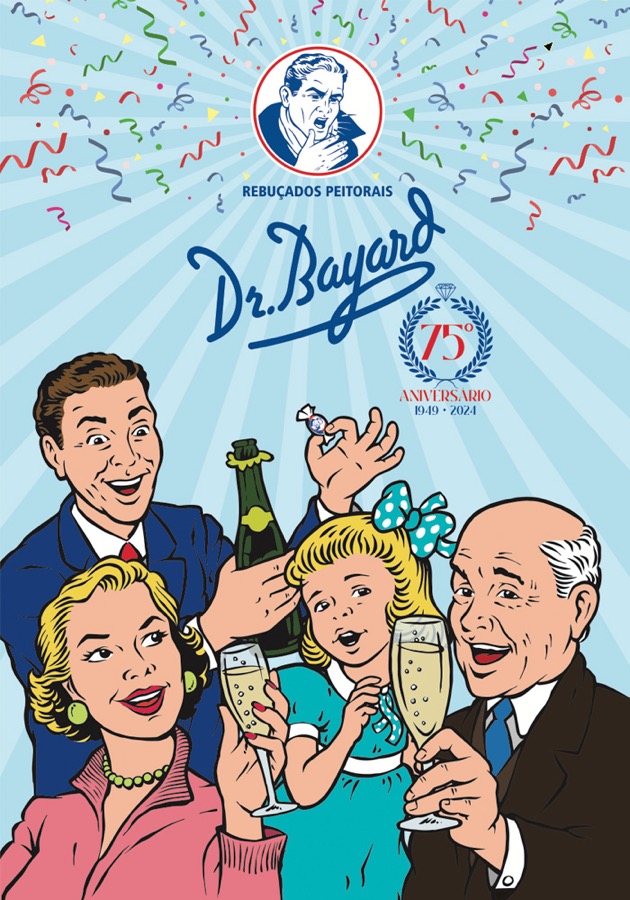 Ilustração Poster 75 Anos - Dr. Bayard