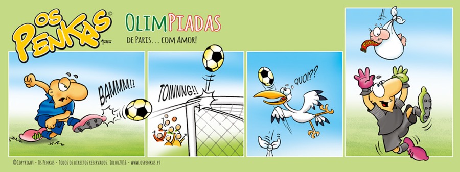 Ilustração Os Penkas Olímpiadas - COP