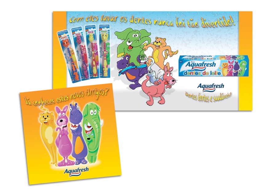 Ilustração para flyer - Aquafresh